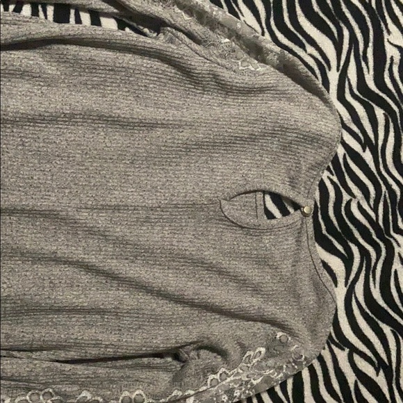 Heather Gray Tunic top - Picture 4 of 10